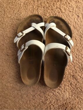 Birkenstock Mayari White Sandals Size 41 EU / Women's 10-10.5
